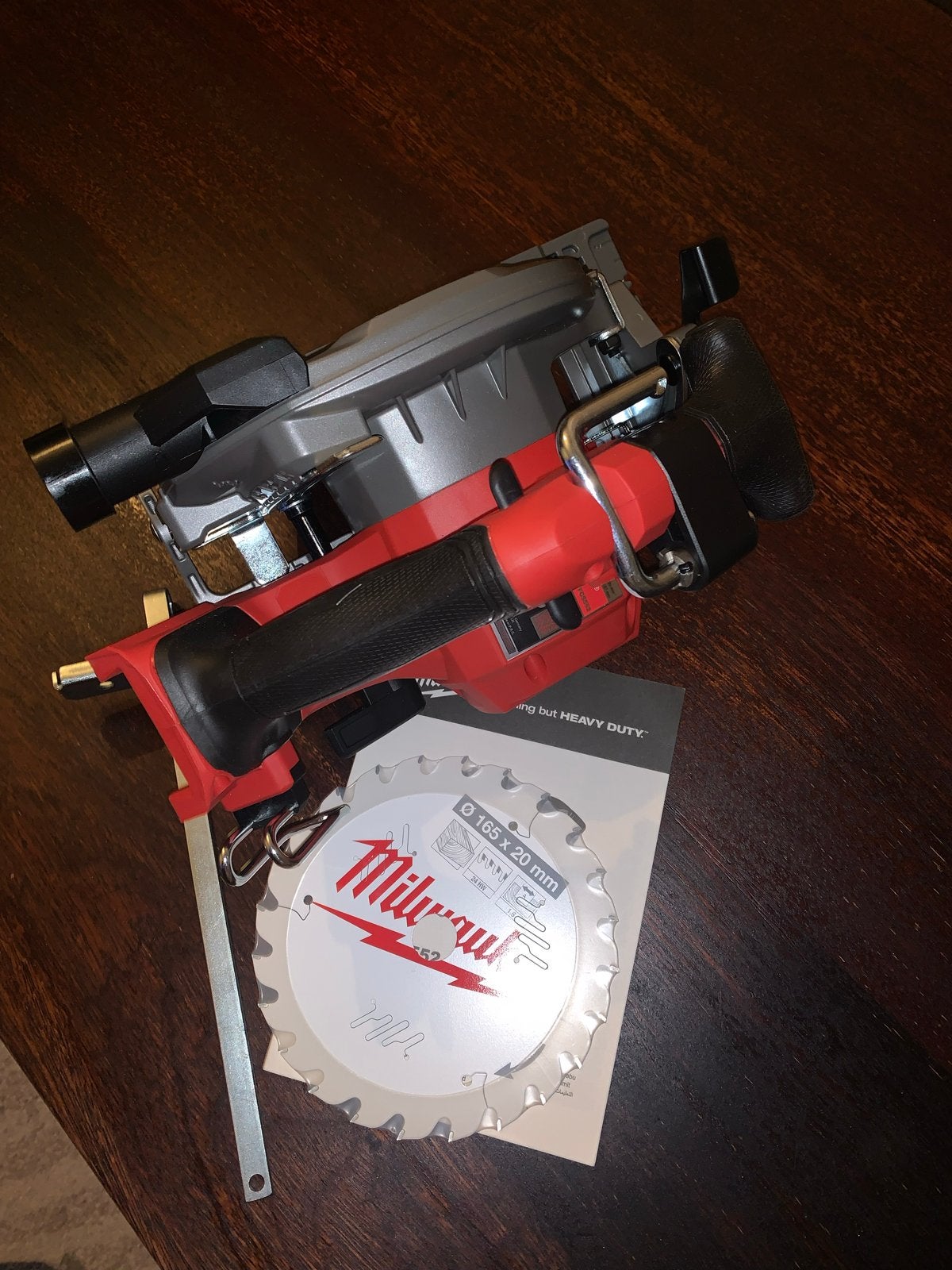 Milwaukee M18 FCS552 Accu Cirkelzaag - Nieuwstaat, Cirkelzaag, 70 mm of meer, Nieuw, Ophalen of Verzenden