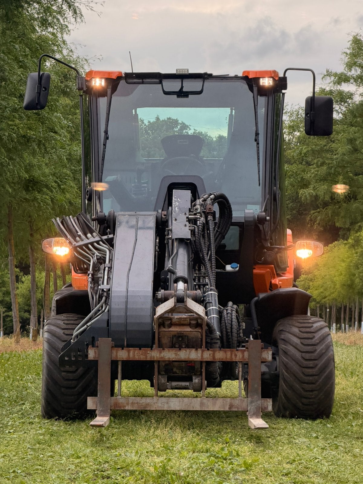 Diverto Qs100 MAX Mobiele Banden Graafmachine kraan loader, Ophalen, Graaflaadcombinatie