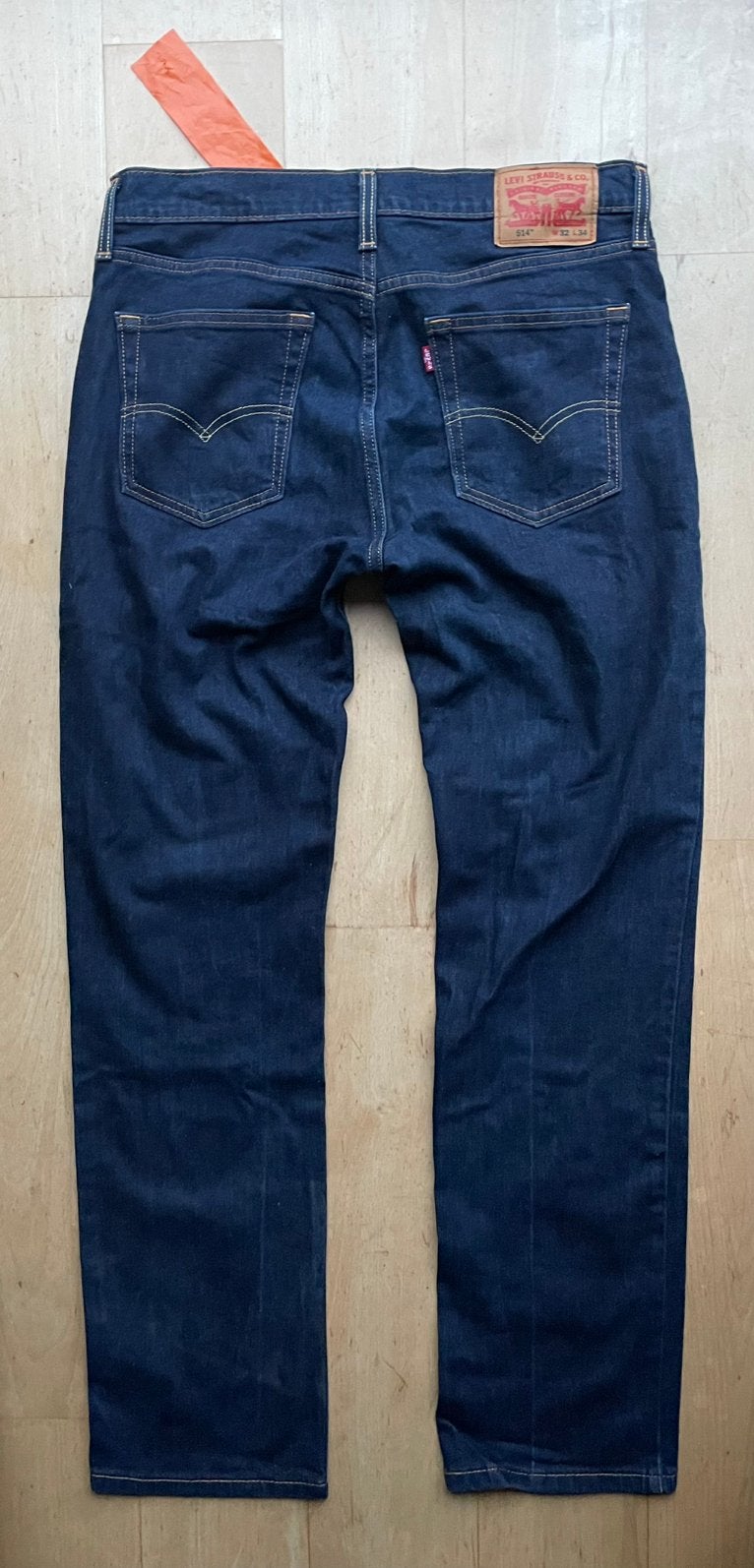 Levi’s 514 straight fit jeans blauw W32 L34, Ophalen of Verzenden, Blauw, W32 (confectie 46) of kleiner
