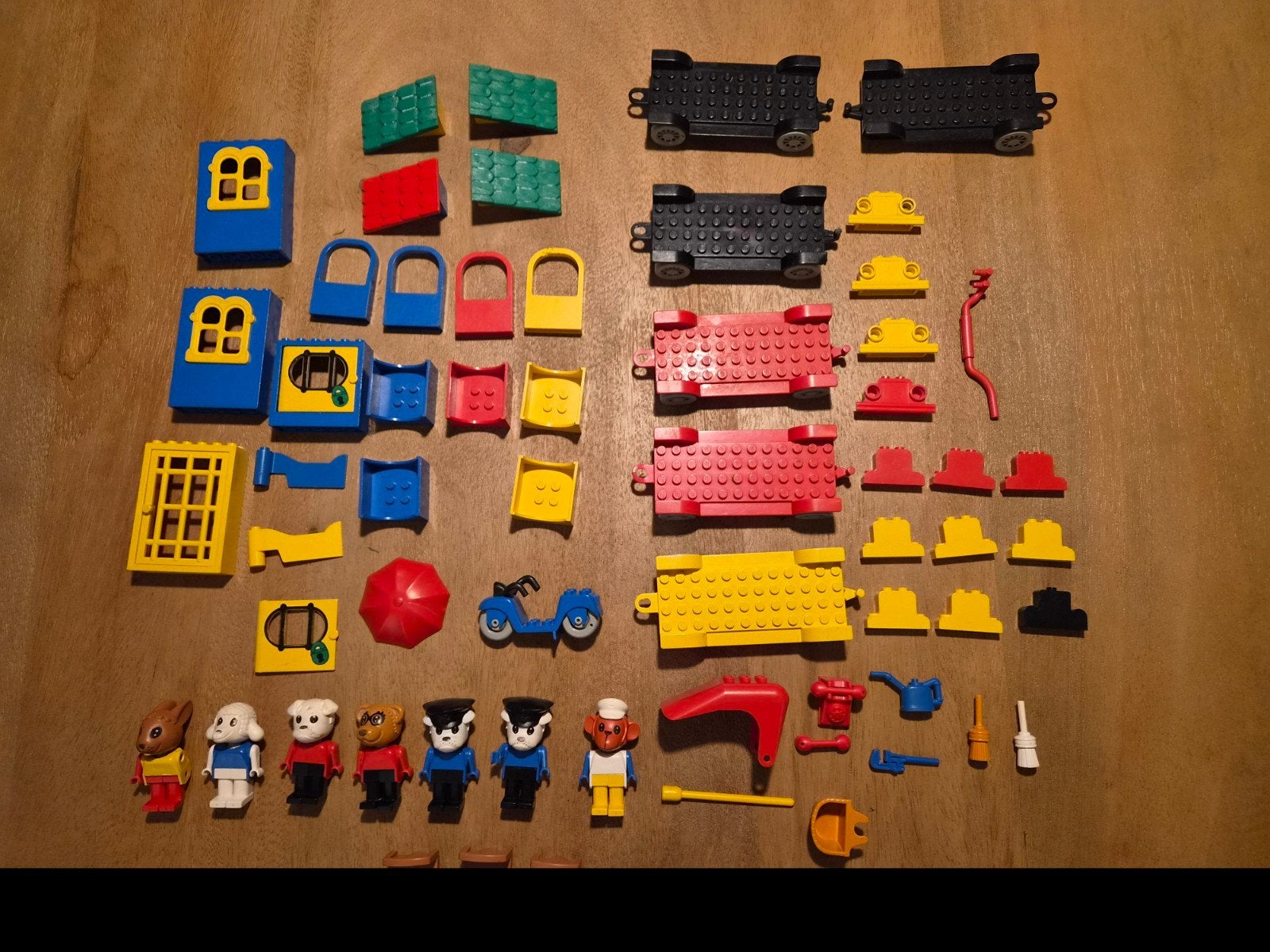 Grote partij LEGO Fabuland met poppetjes en accessoires, Ophalen of Verzenden, Gebruikt