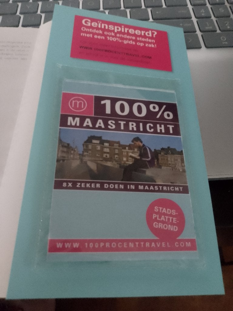 boekje maastricht     plus plattegrond    zgan, Fiets- of Wandelgids, Zo goed als nieuw, Benelux, Ophalen
