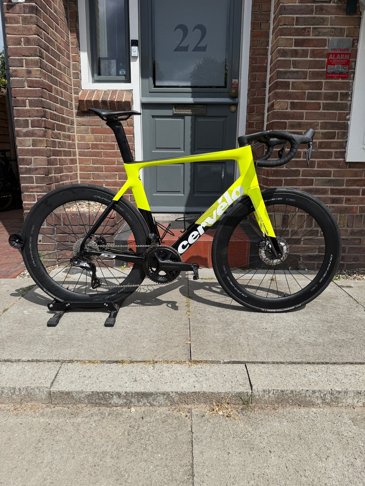 Cervélo S3 (58) Ultegra 8170 Di2, Dura Ace C60 wielen, Fietsen en Brommers, Fietsen | Racefietsen, Carbon, Zo goed als nieuw, 57 tot 61 cm