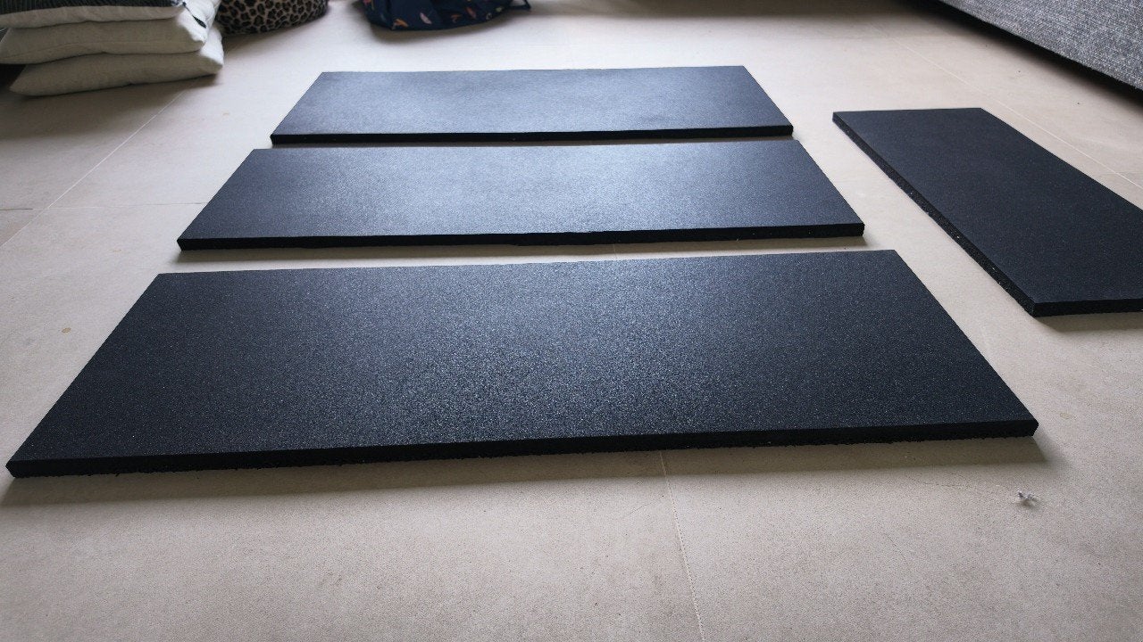 Rest fitnesstegels ca 32x100x2, Sport en Fitness, Ophalen