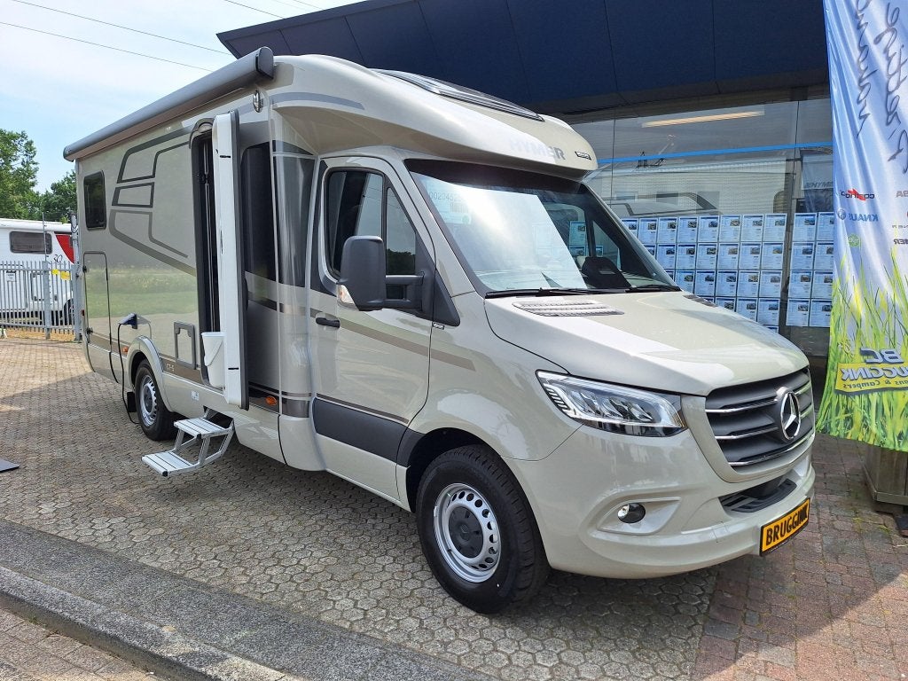 Hymer GT-S 600 XXL BED-LED-STEINGRAU-LITHIUM MODEL 2027, Automaat, Ringverwarming, Tot en met 2, Diesel