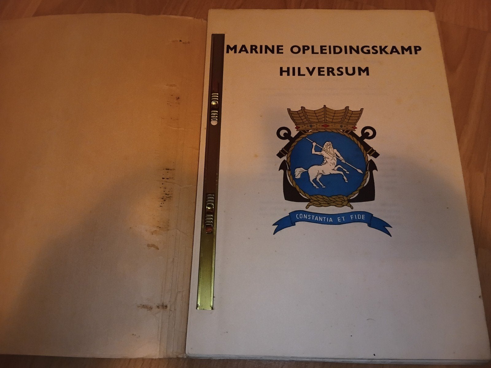 Marine opleidingskamp hilversum, Verzamelen, Ophalen, Marine, Nederland, Boek of Tijdschrift