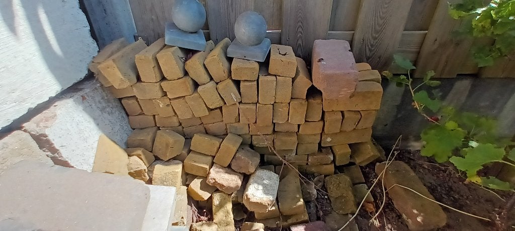 Waalse steentjes ongeveer 0,6 m2, Ophalen, Overige materialen, Gebruikt, Klinkers