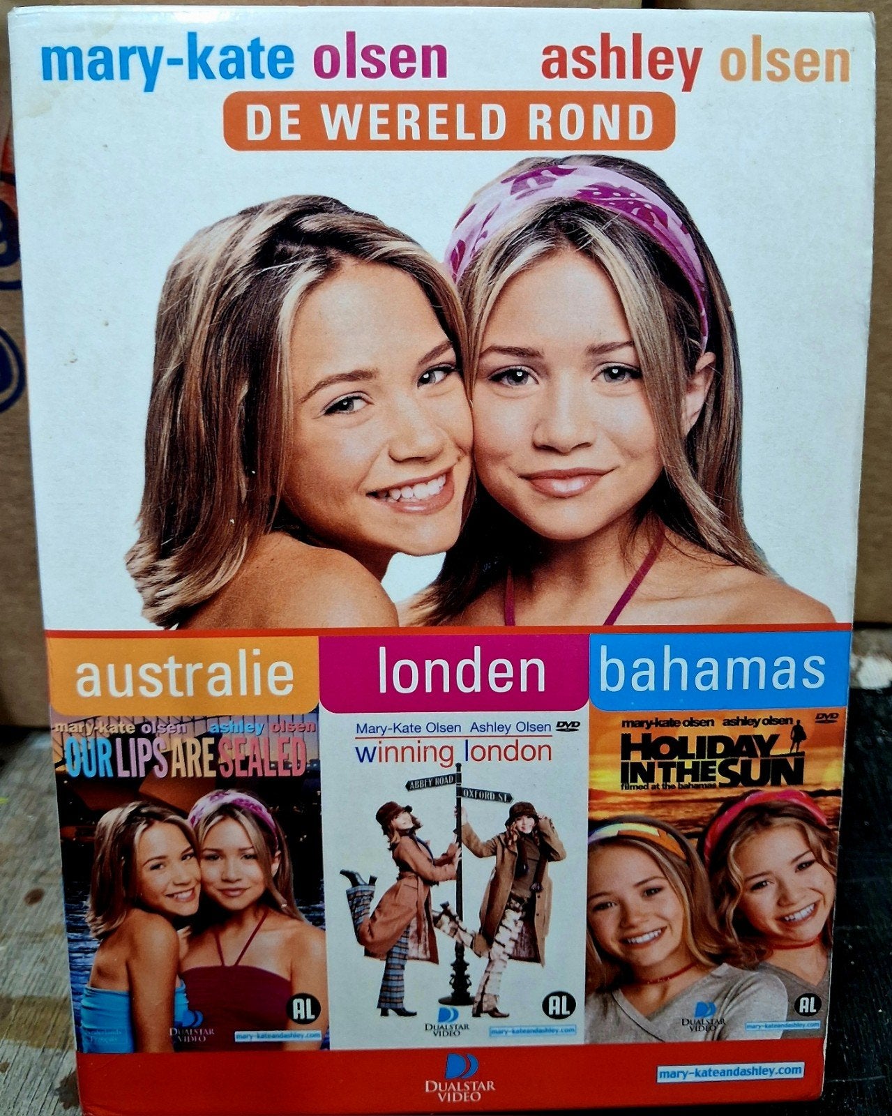 Mary-Kate & Ashley Olsen: De Wereld Rond (3 films), Verzamelbox, Alle leeftijden, Nederlands, Ophalen of Verzenden