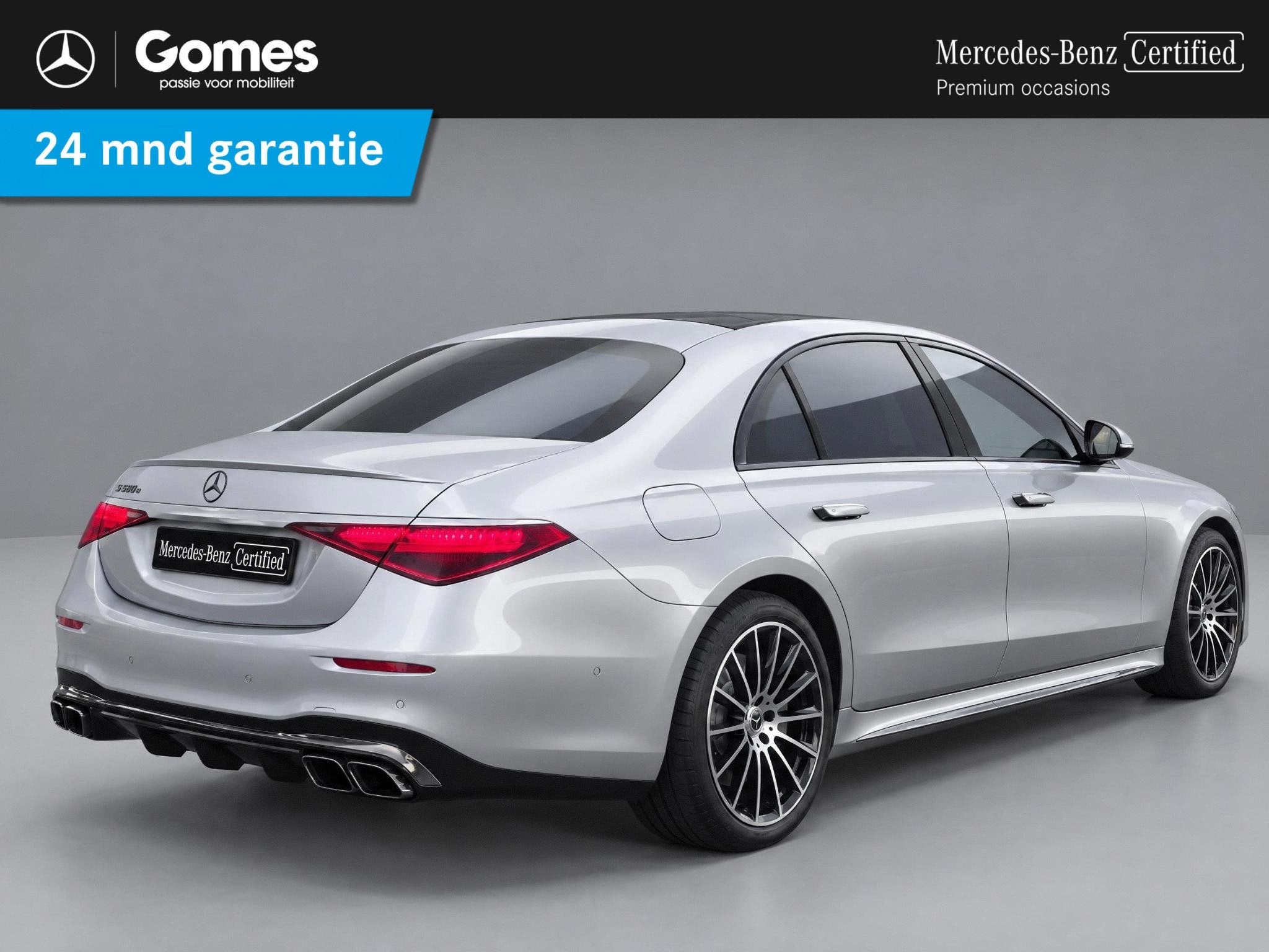 Mercedes-Benz S-klasse 580 e 4MATIC Lang AMG Line, Auto's, Automaat, Stof, Gebruikt, Euro 6