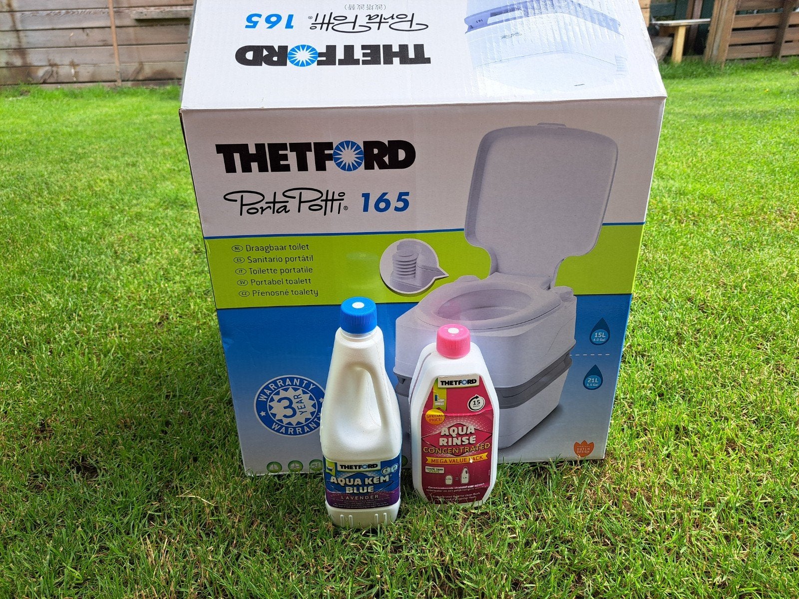 Thetford porta potti 165 draagbaar toilet, Ophalen, Zo goed als nieuw
