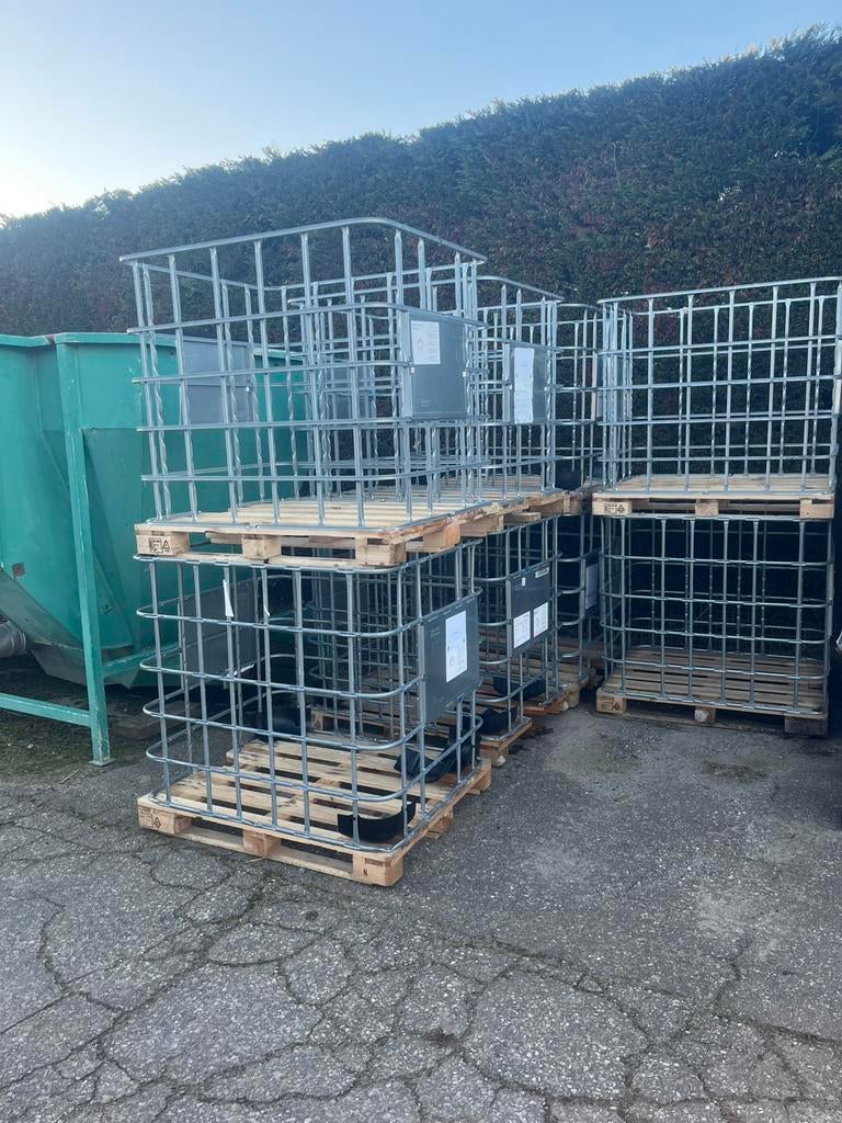 Houten ibc kratten (goede staat), Ophalen, 100 cm of meer, 60 cm of meer, Zo goed als nieuw