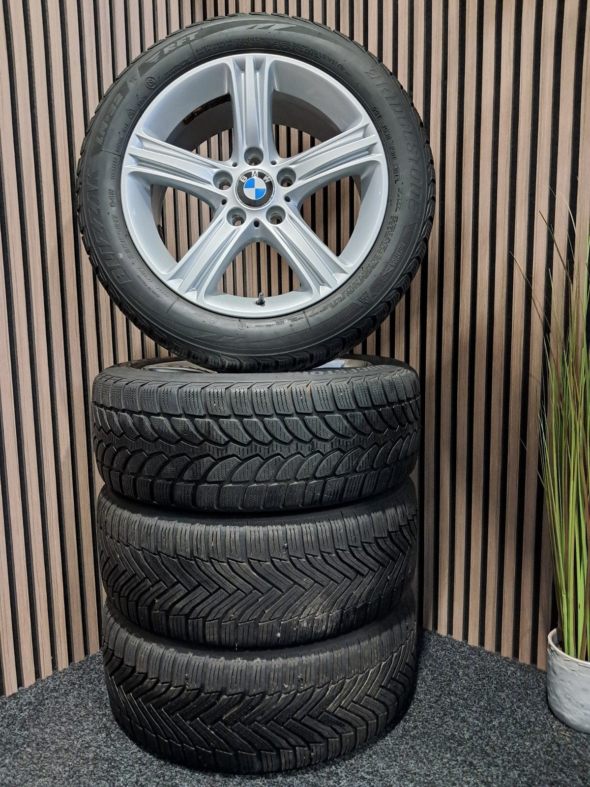 17 inch BMW Velgenset, Ophalen, Gebruikt, 17 inch, Winterbanden