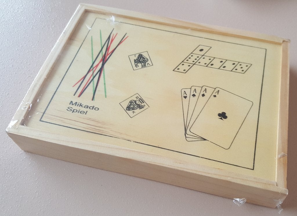 Mikado houten spellendoos - geheel nieuw in geseald folie, Een of twee spelers, Ophalen, Nieuw