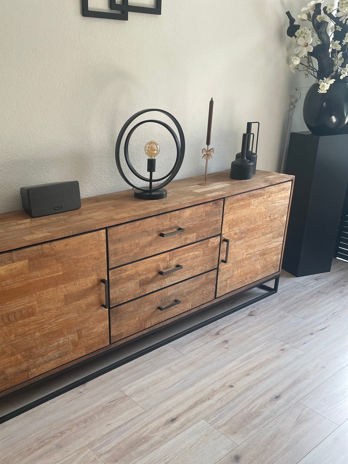 Dressoir en tv meubel van sanders, Ophalen of Verzenden, Zo goed als nieuw, 25 tot 50 cm, 200 cm of meer
