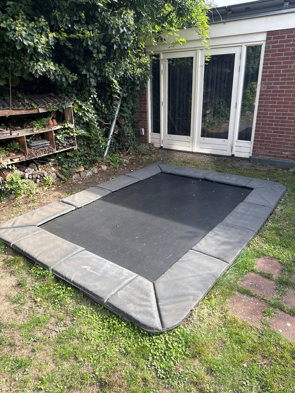 Acrobat Inground Trampoline - 2.50 x 3.40 GRATIS, Kinderen en Baby's, Ophalen, Gebruikt