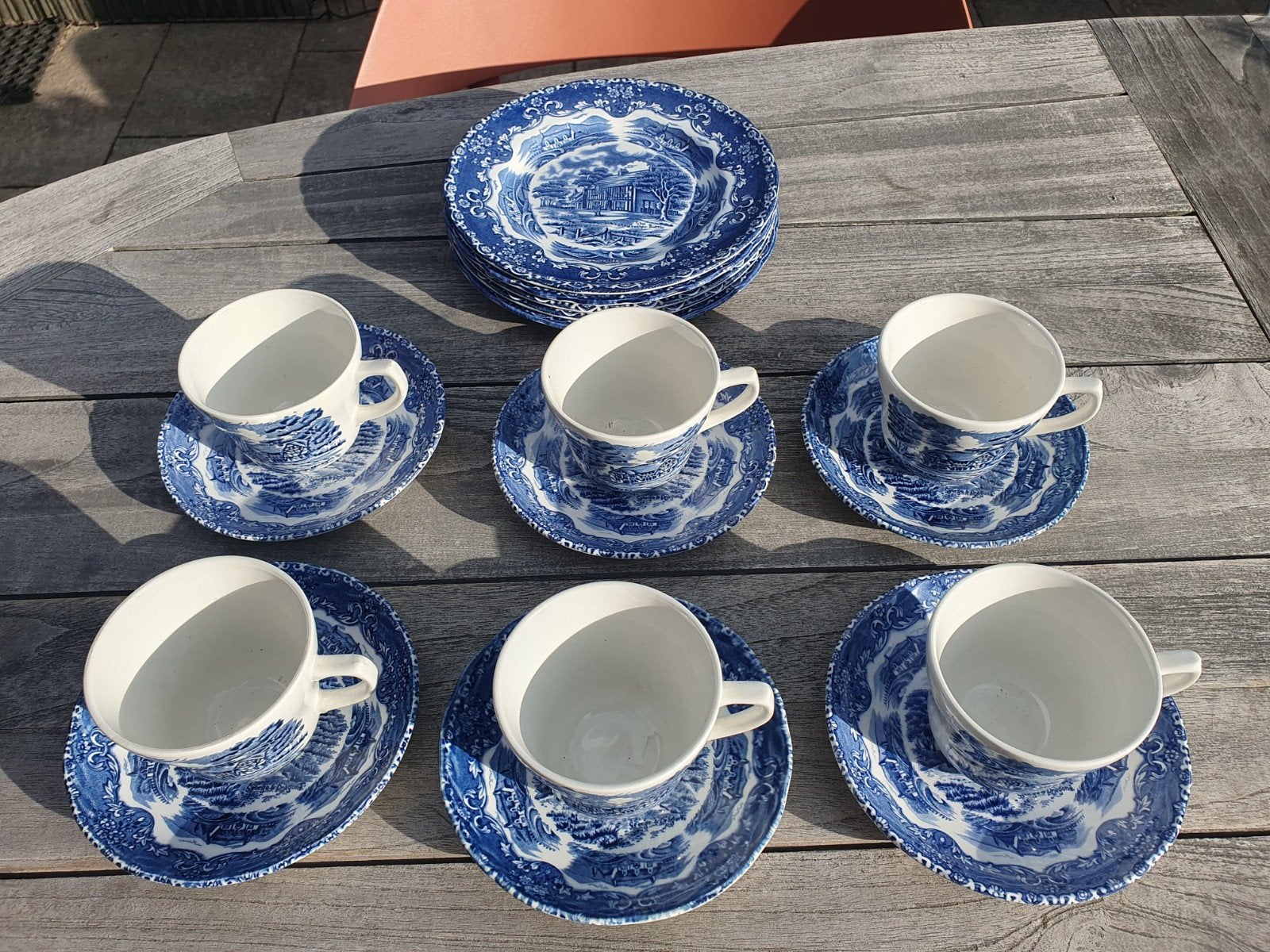 engels servies Grindley english countryinns, Ophalen of Verzenden, Zo goed als nieuw, Porselein, Overige stijlen