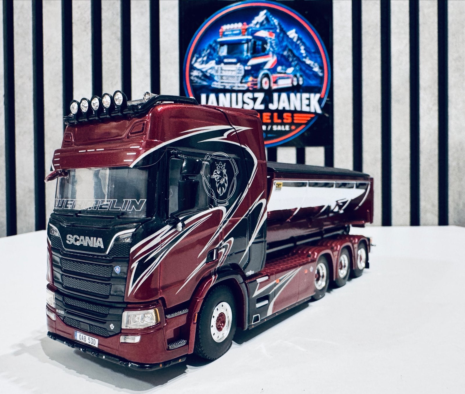 Scania R650 "WERMELIN" Wsi 1:50, Verzenden, Nieuw, Bus of Vrachtwagen, Overige merken