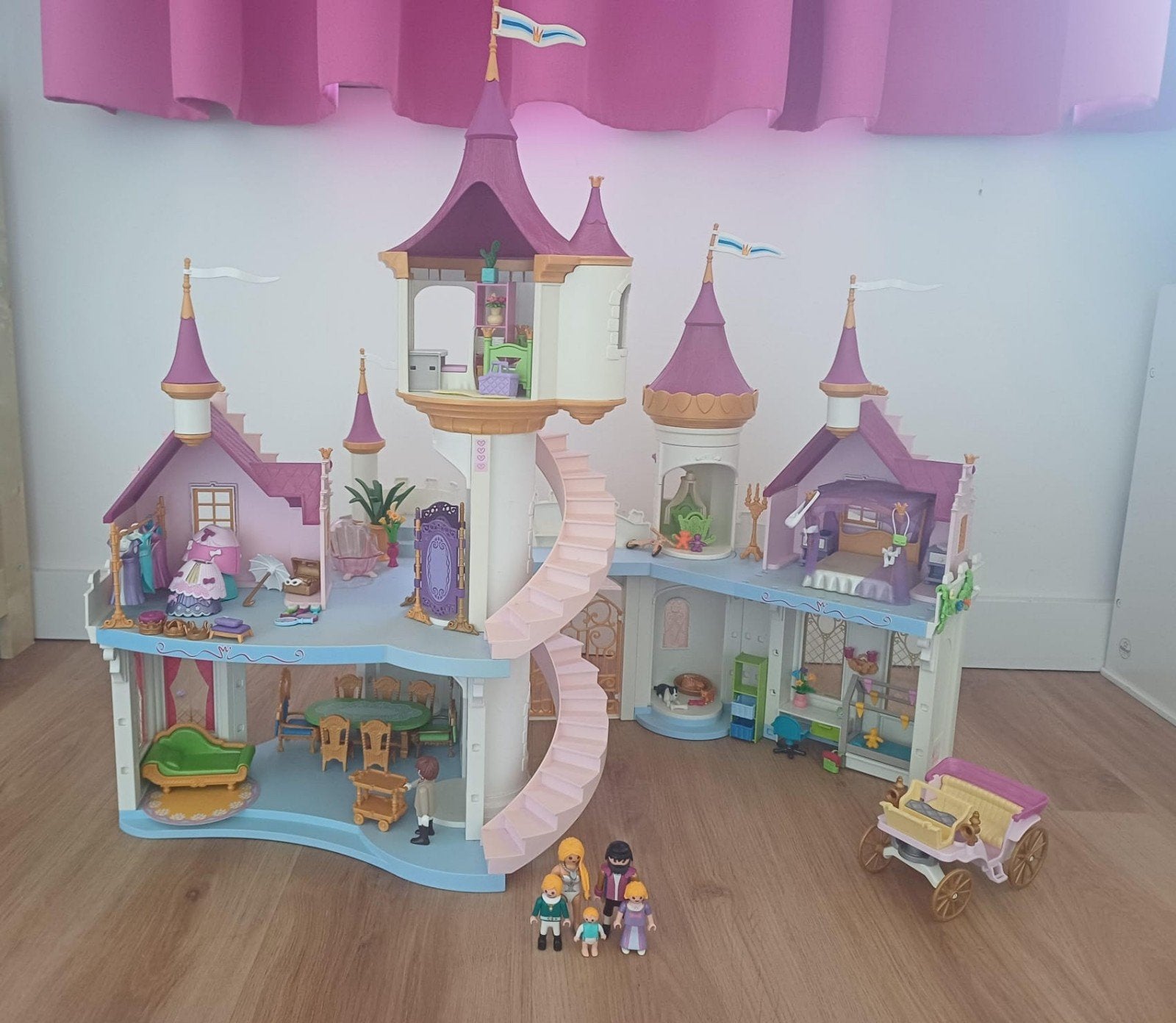 Playmobil Prinsessenkasteel met veel accessoires, Ophalen, Complete set, Zo goed als nieuw, Kasteel/Fort