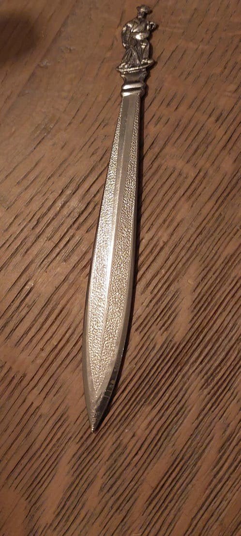 OUDE ANTIEKE BRIEFOPENER, Antiek en Kunst, Ophalen of Verzenden