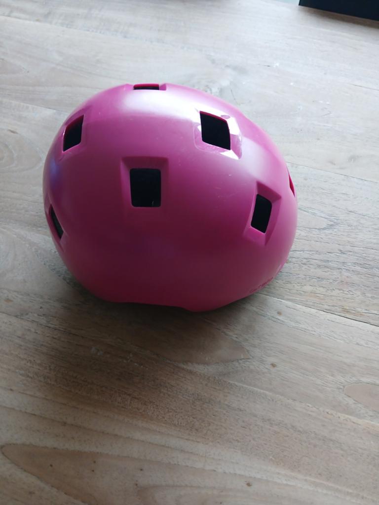 Roze helm maat xs Oxelo Decathlon, Ophalen of Verzenden, XS