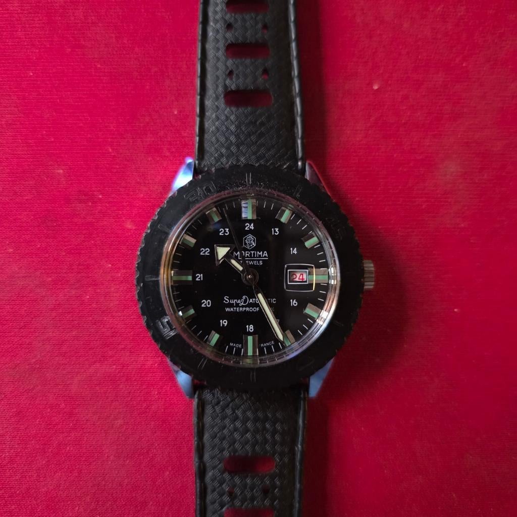 Automatisch Duikhorloge - Vintage Stijl, Overige merken, Gebruikt, Staal, Polshorloge