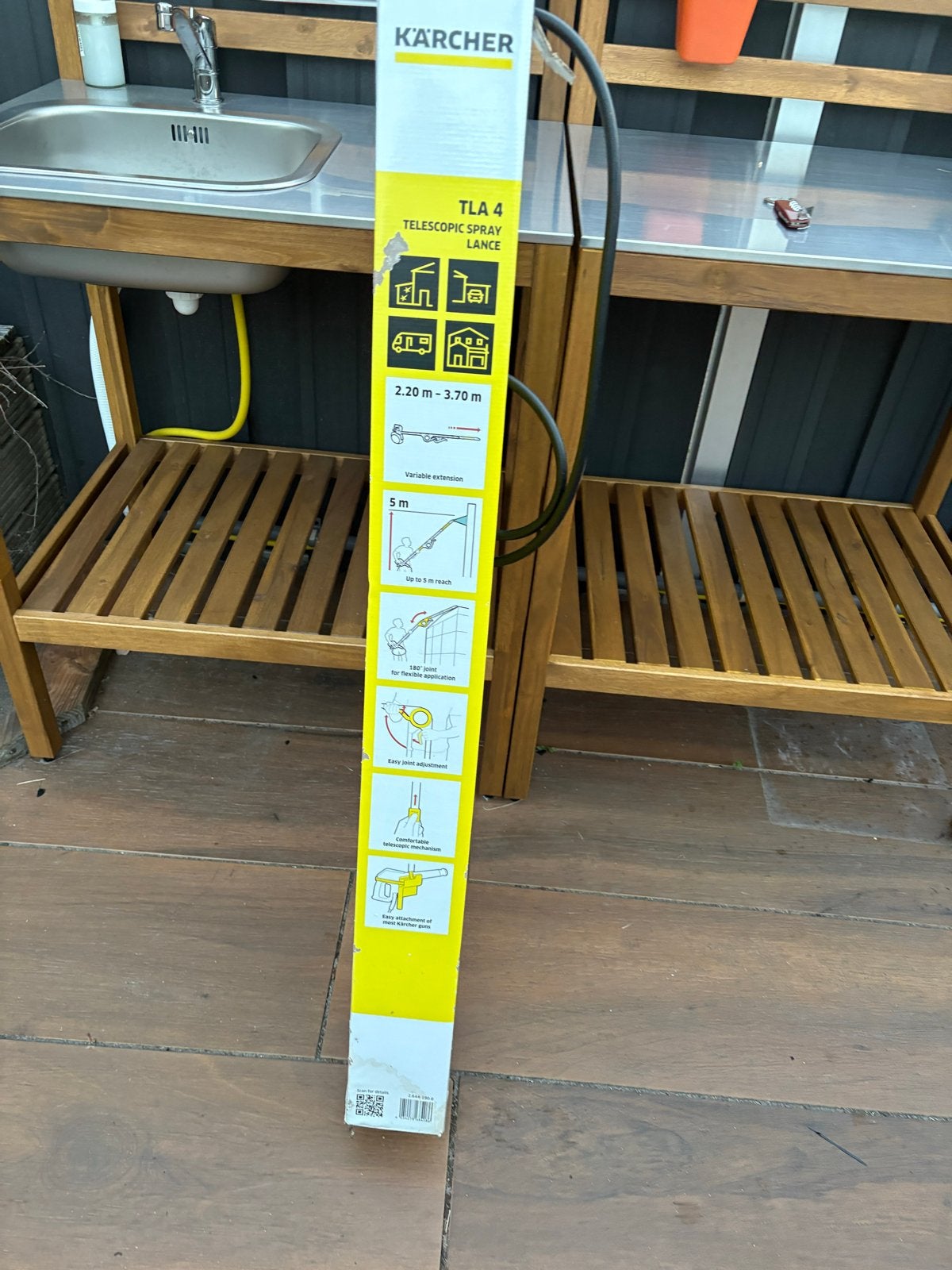 Kärcher TLA 4 Telescopische Sproeilans - Nieuw in doos, Tuin en Terras, Hogedrukreinigers, Ophalen of Verzenden, Nieuw