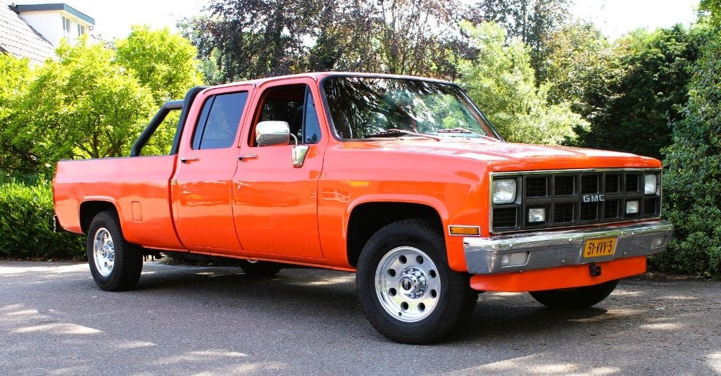 1981 GMC C2500 Pick-up ,LPG , Belastingvrij, Automaat, Achterwielaandrijving, Leder, Bruin