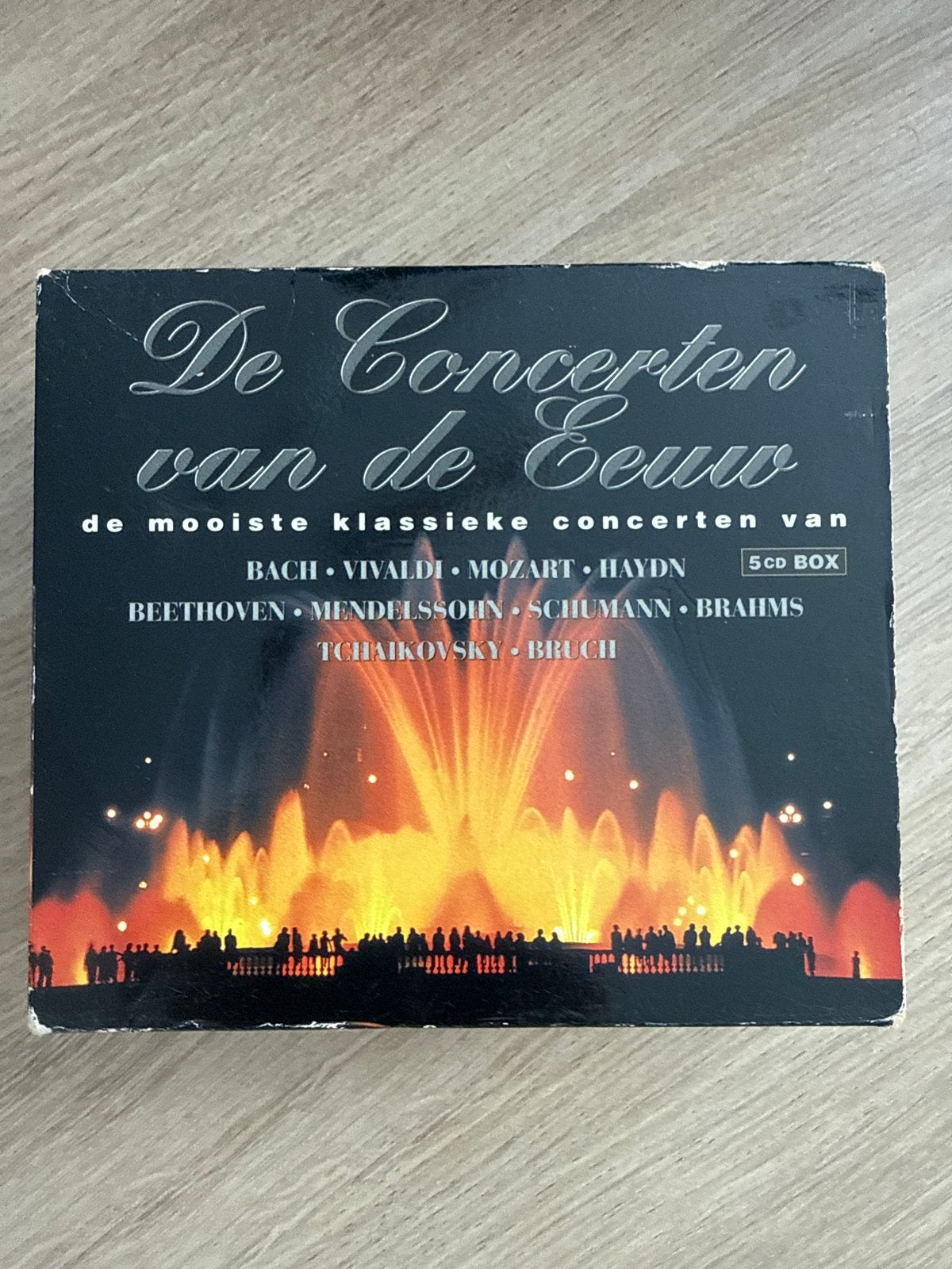 De Concerten van de Eeuw - 5 CD Box Klassieke Muziek, Gebruikt, Boxset, Soloconcert, Ophalen of Verzenden