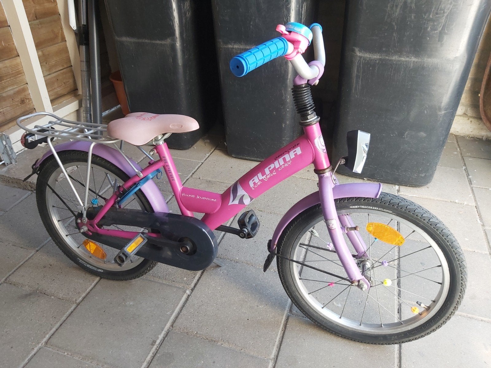 alpina fiets, Ophalen, Terugtraprem, 16 tot 20 inch, Alpina