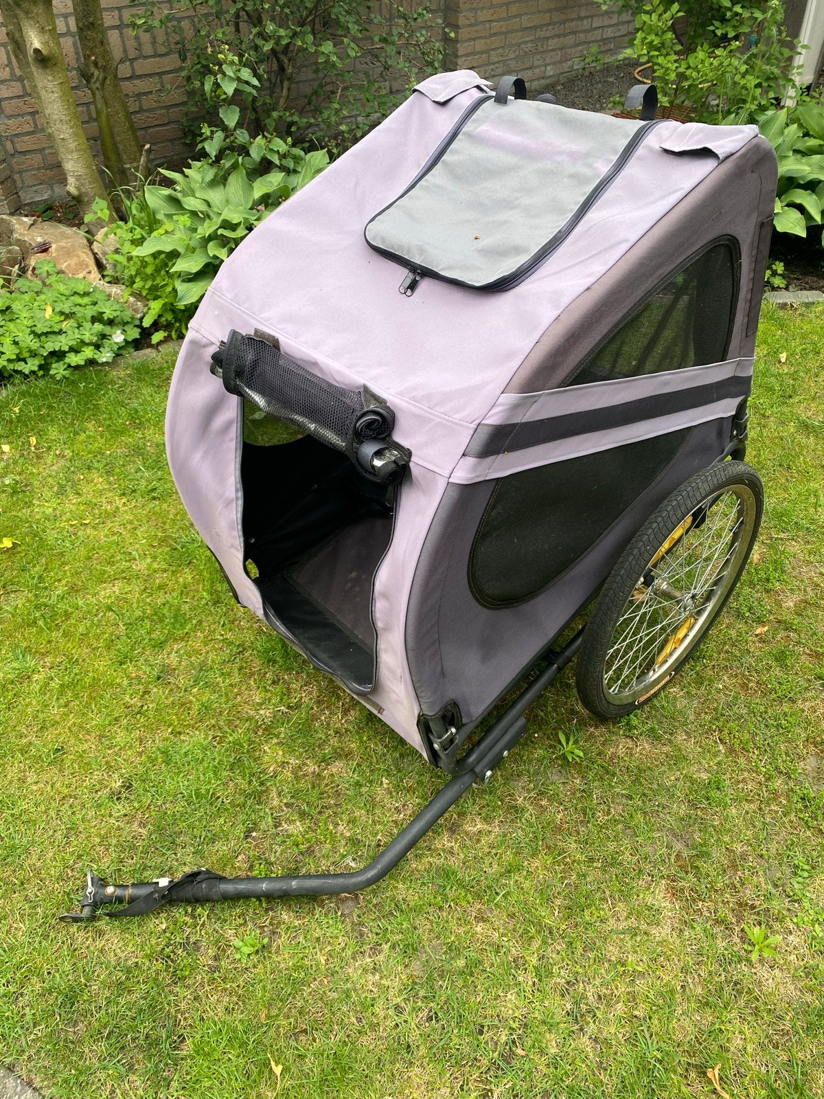 Hondenfietskar - Comfortabel en Veilig voor Uw Hond, Fietsen en Brommers, Fietsaccessoires | Aanhangers en Karren, Gebruikt, Hondenkar