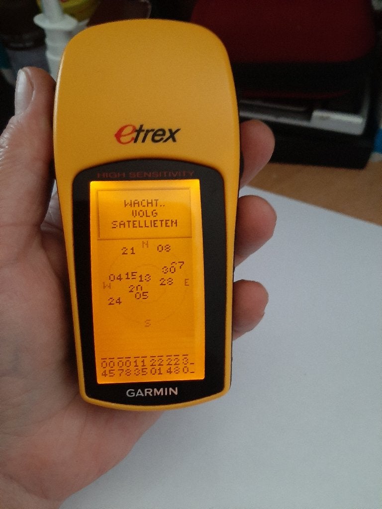 Garmin eTrex H Wandelnavigatie, Ophalen of Verzenden, Zo goed als nieuw, Navigatie of Gps