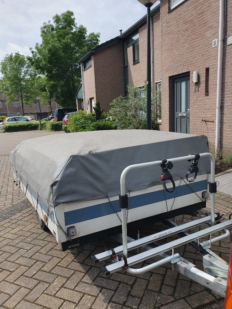 Trigano Odyssee GL Vouwwagen, Ophalen, Trigano, Blauw, Aanwezig