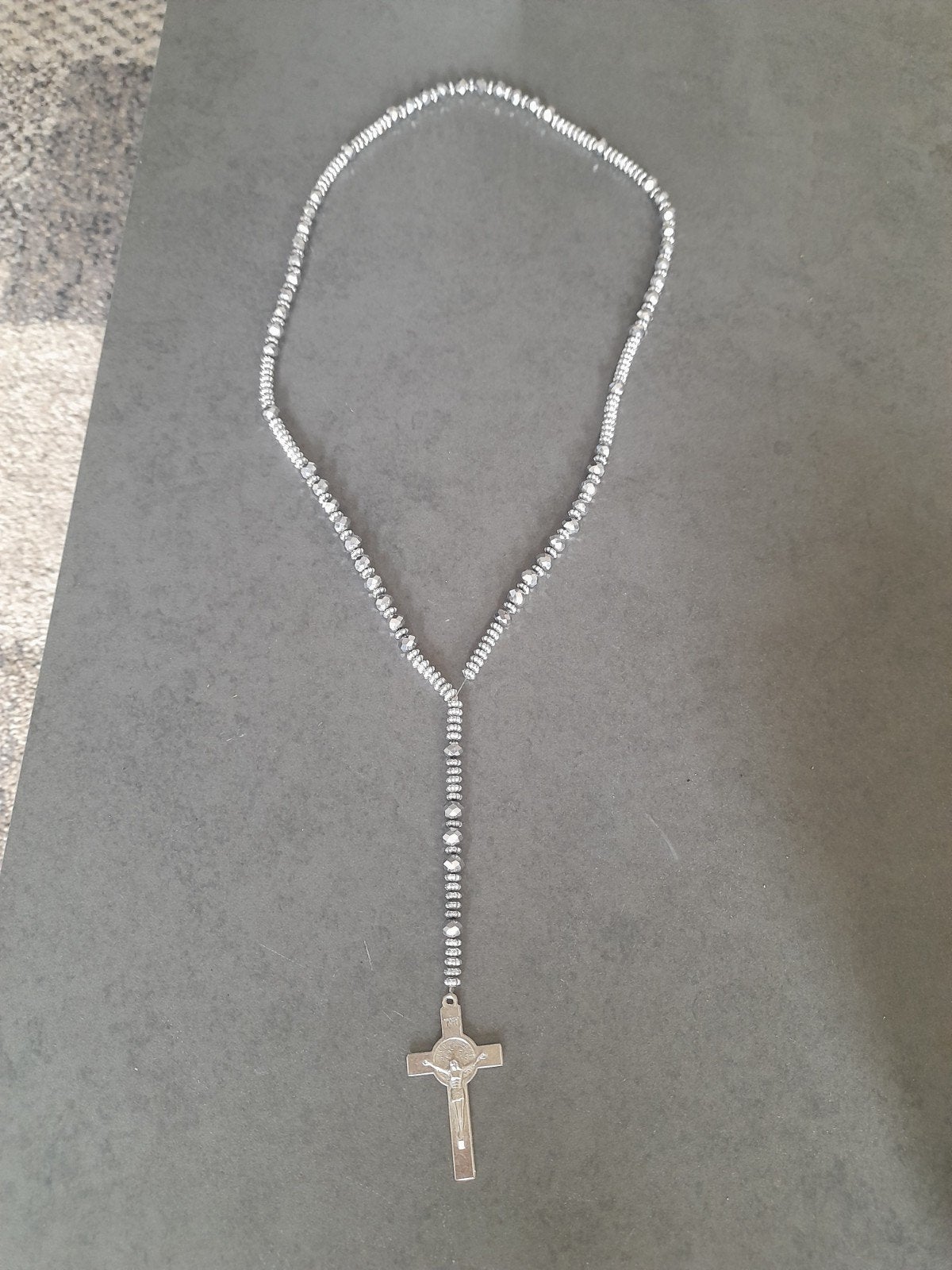 Rozenkrans zilver de ketting glimt heel erg, Sieraden, Tassen en Uiterlijk, Kettingen, Ophalen of Verzenden, Nieuw, Zilver, Zilver