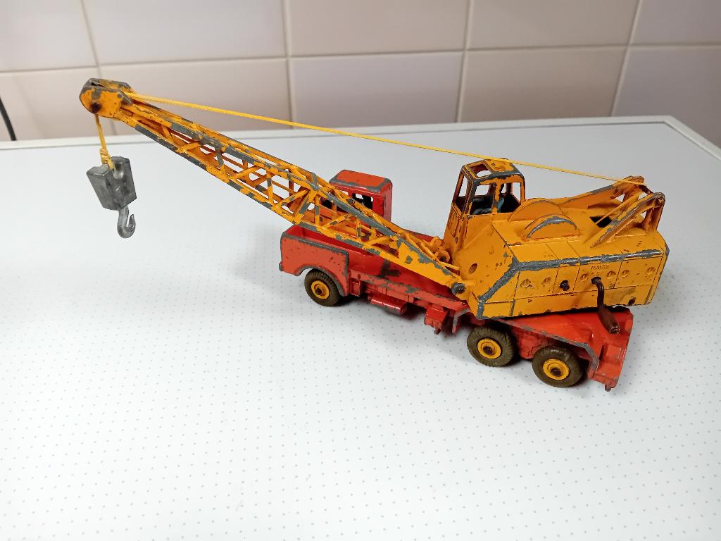 Dinky Toys kraanwagen., Antiek en Kunst, Ophalen of Verzenden