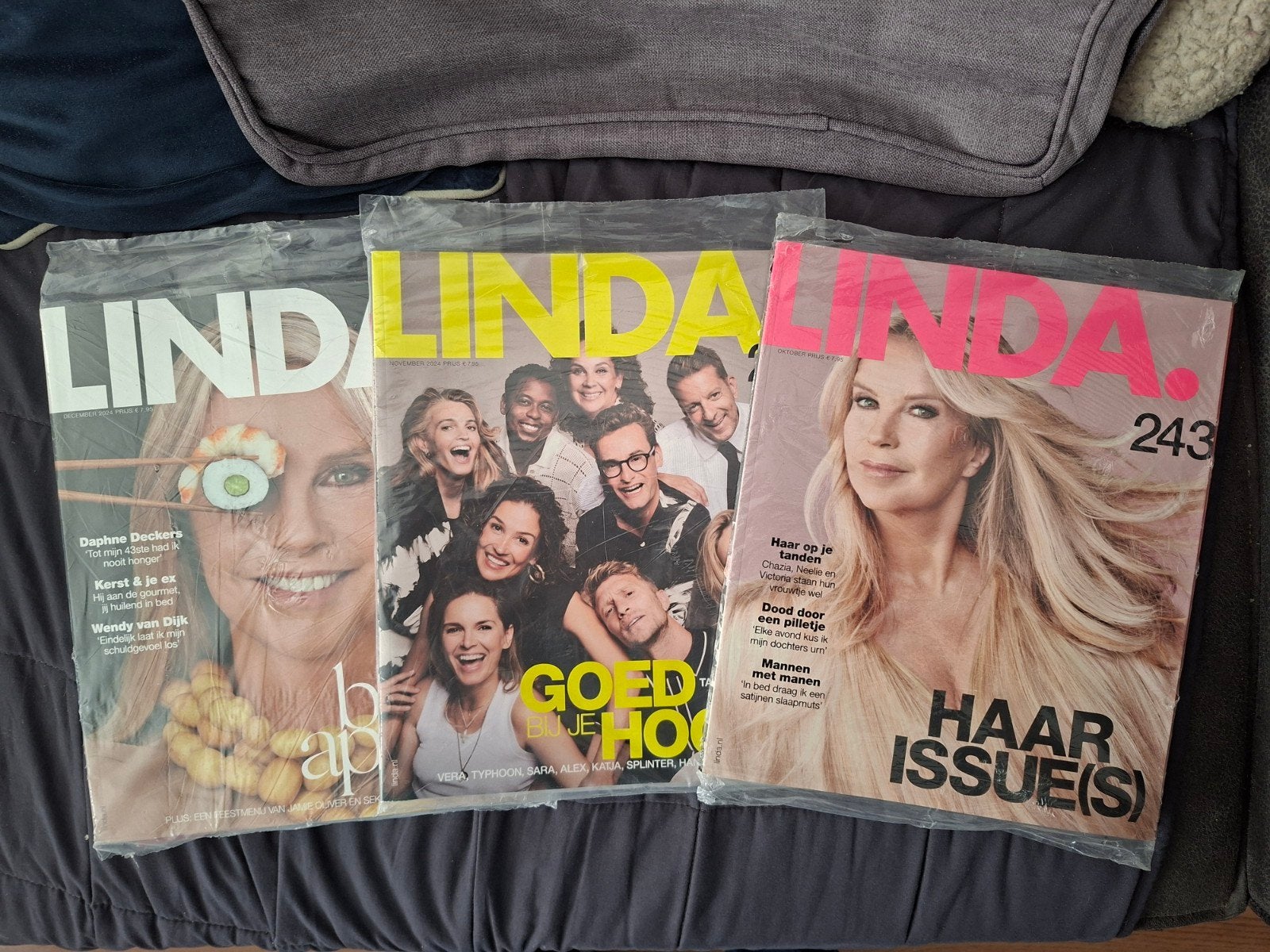 3 LINDA.'s - Nieuw in plastic (Okt t/m Dec 2024), Ophalen of Verzenden, Nieuw, Damesbladen