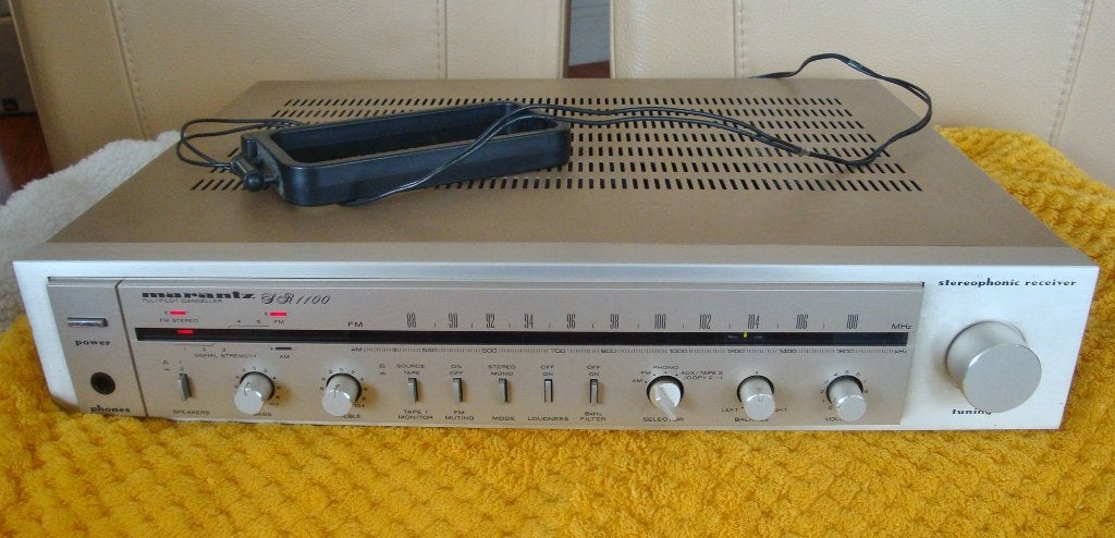 Marantz SR1100 receiver / Tuner-versterker 2x 35 Watt, Marantz, Ophalen of Verzenden, Zo goed als nieuw, Minder dan 60 watt