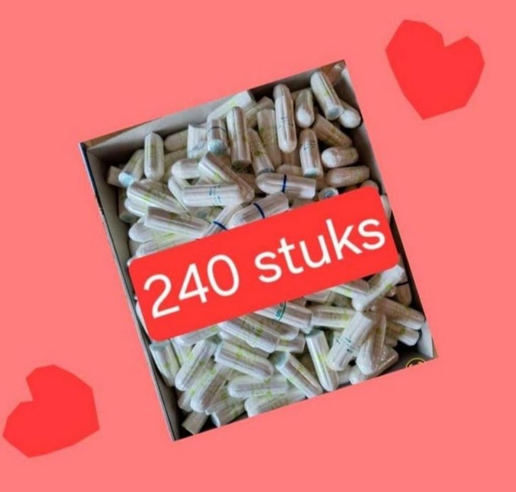 KOOPJE: Grote partij van 240 nieuwe tampons super plus, Diversen, Ophalen of Verzenden, Nieuw