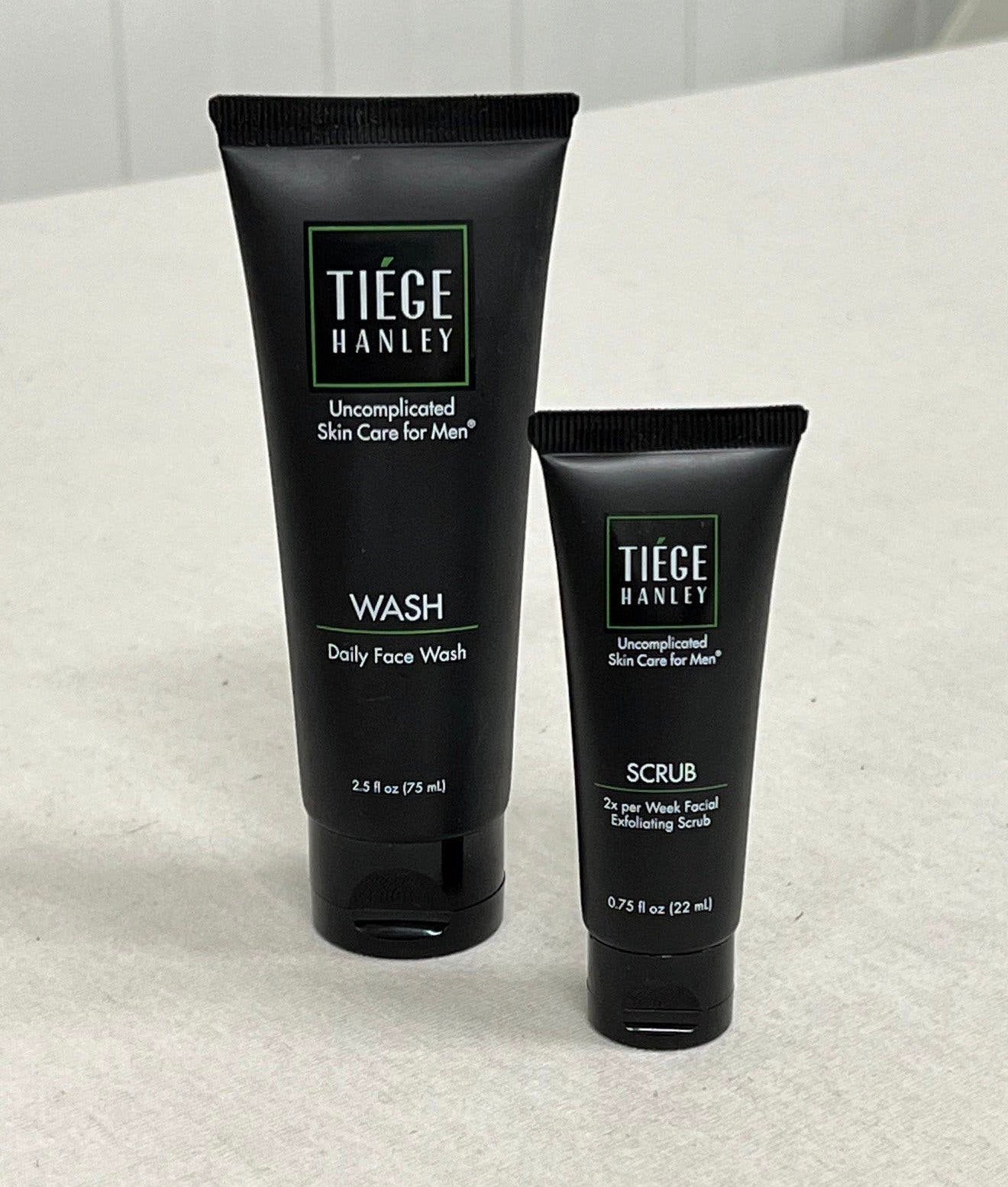 Tiege Hanley Daily face wash + scrub gezichtsreiniging man, P, Gehele gezicht, P, P
