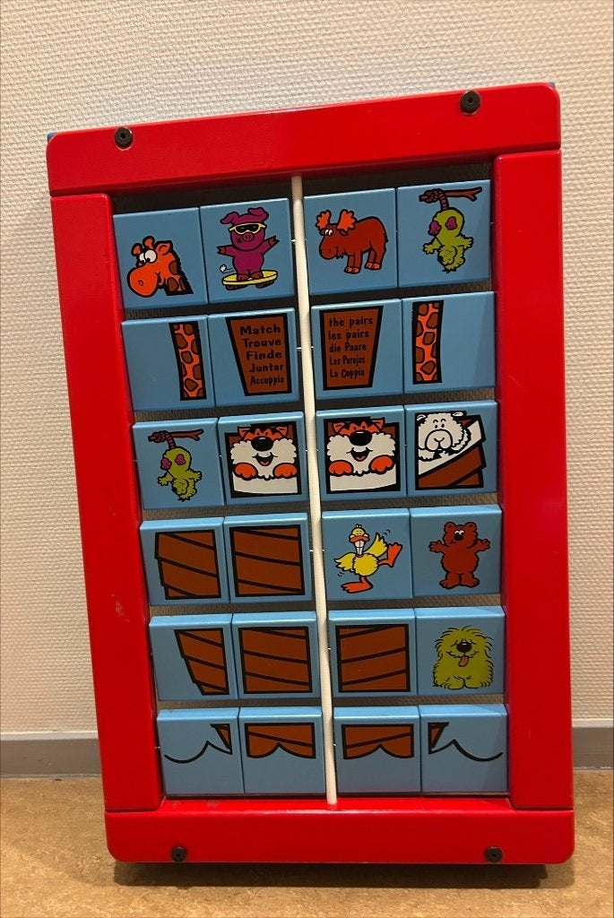 Houten memory wandspel met dieren – Educatief speelgoed, Ophalen, Gebruikt, Puzzelen