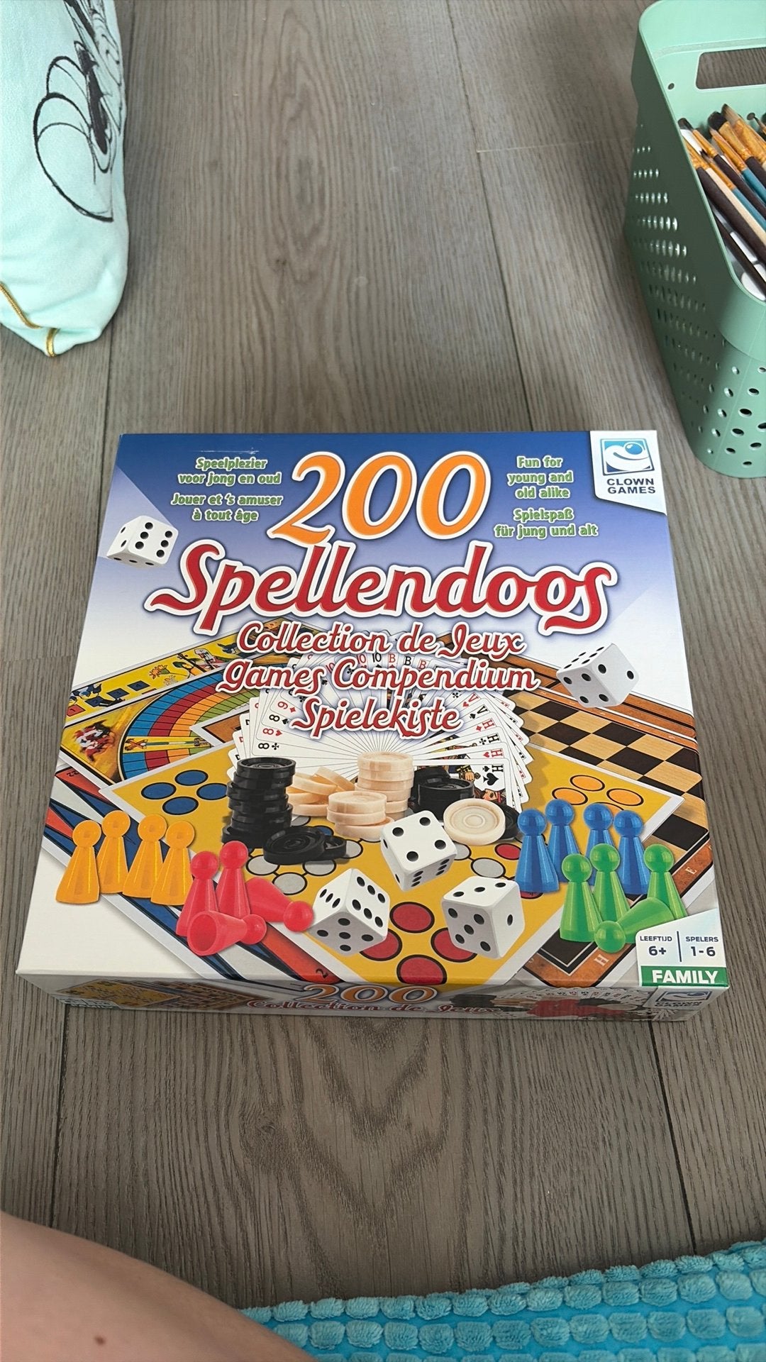 Spellendoos met div spelletjes, Ophalen, Nieuw