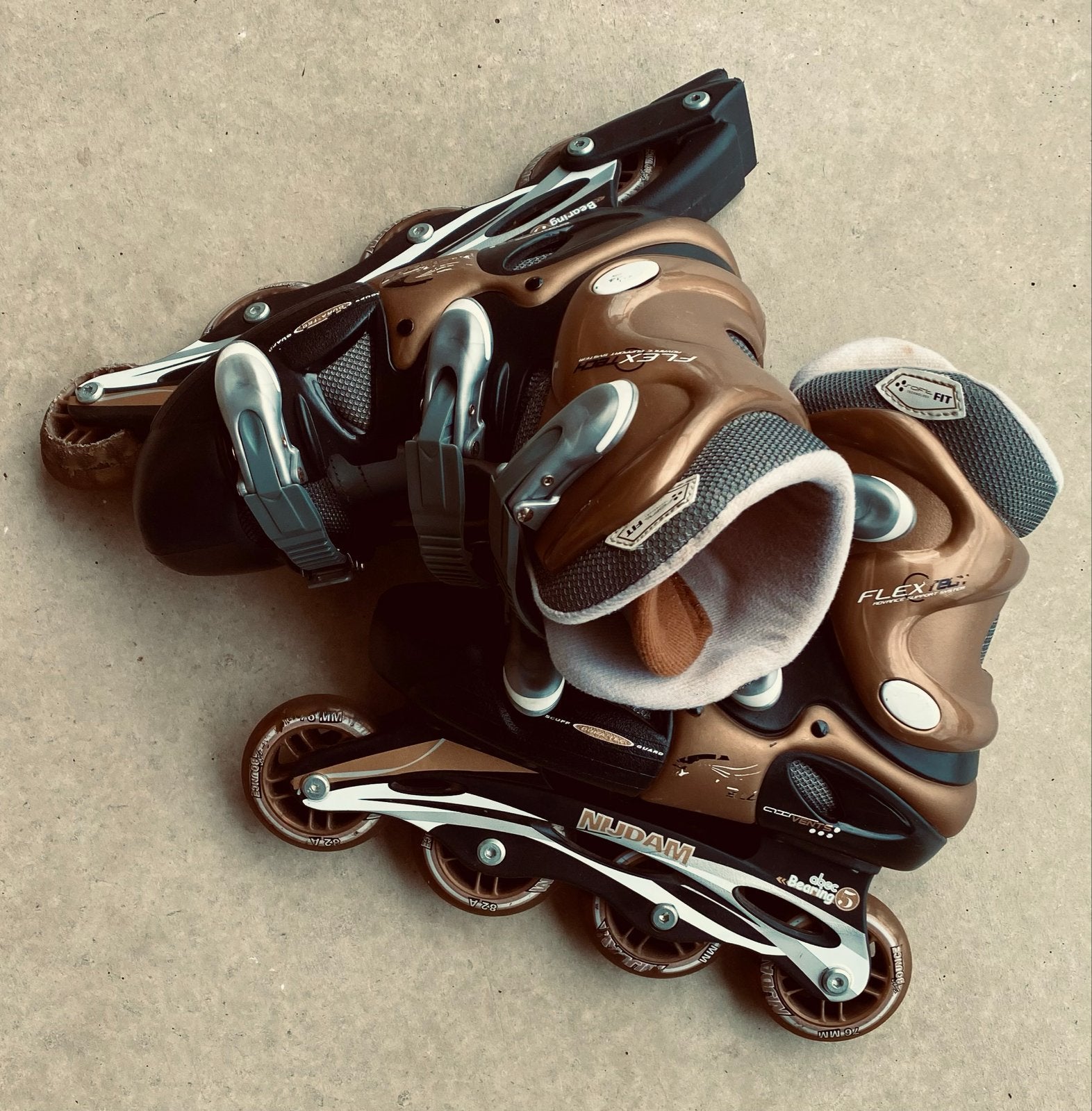 Nudam Inline Skates Maat 38 - Zo goed als nieuw, Ophalen of Verzenden, Zo goed als nieuw, Inline skates 4 wielen, Overige merken