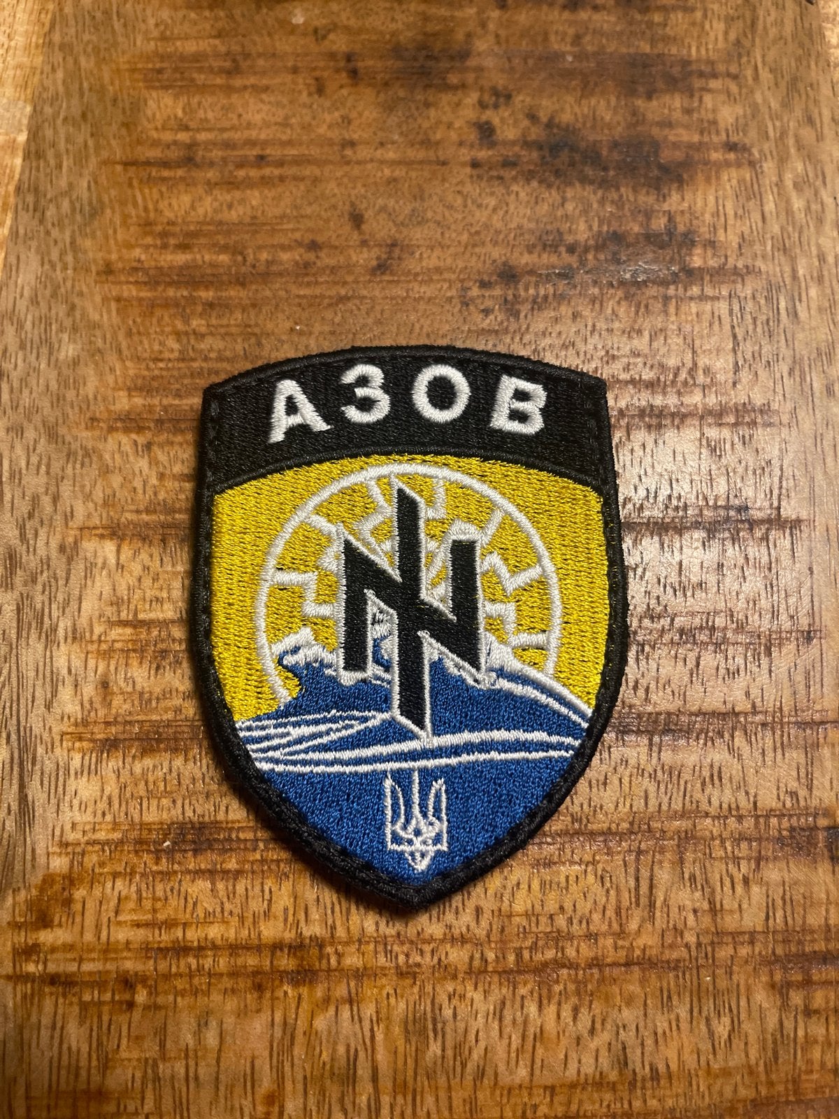 Originele Oekraïense Azov patch - Geen namaak, Ophalen of Verzenden, Zo goed als nieuw