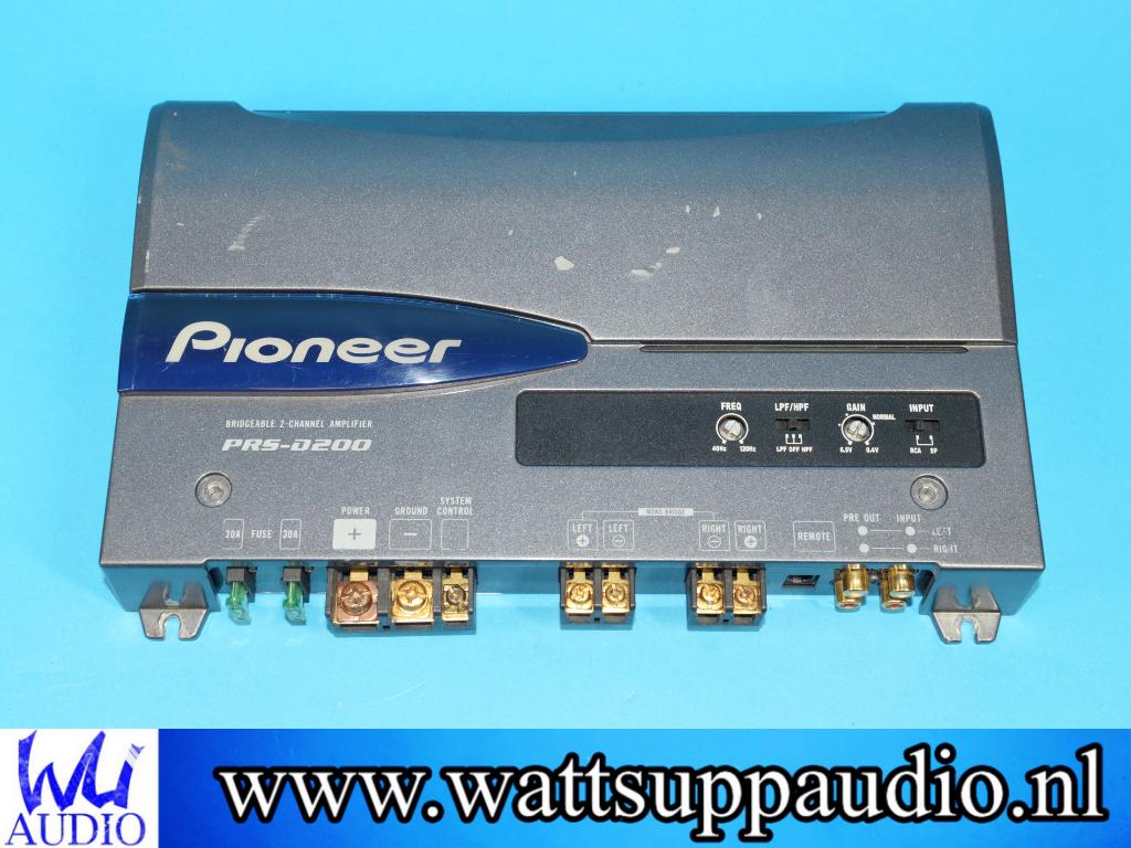 Pioneer PRS-D200 2 kanaals / mono versterker 2 x 300WRMS