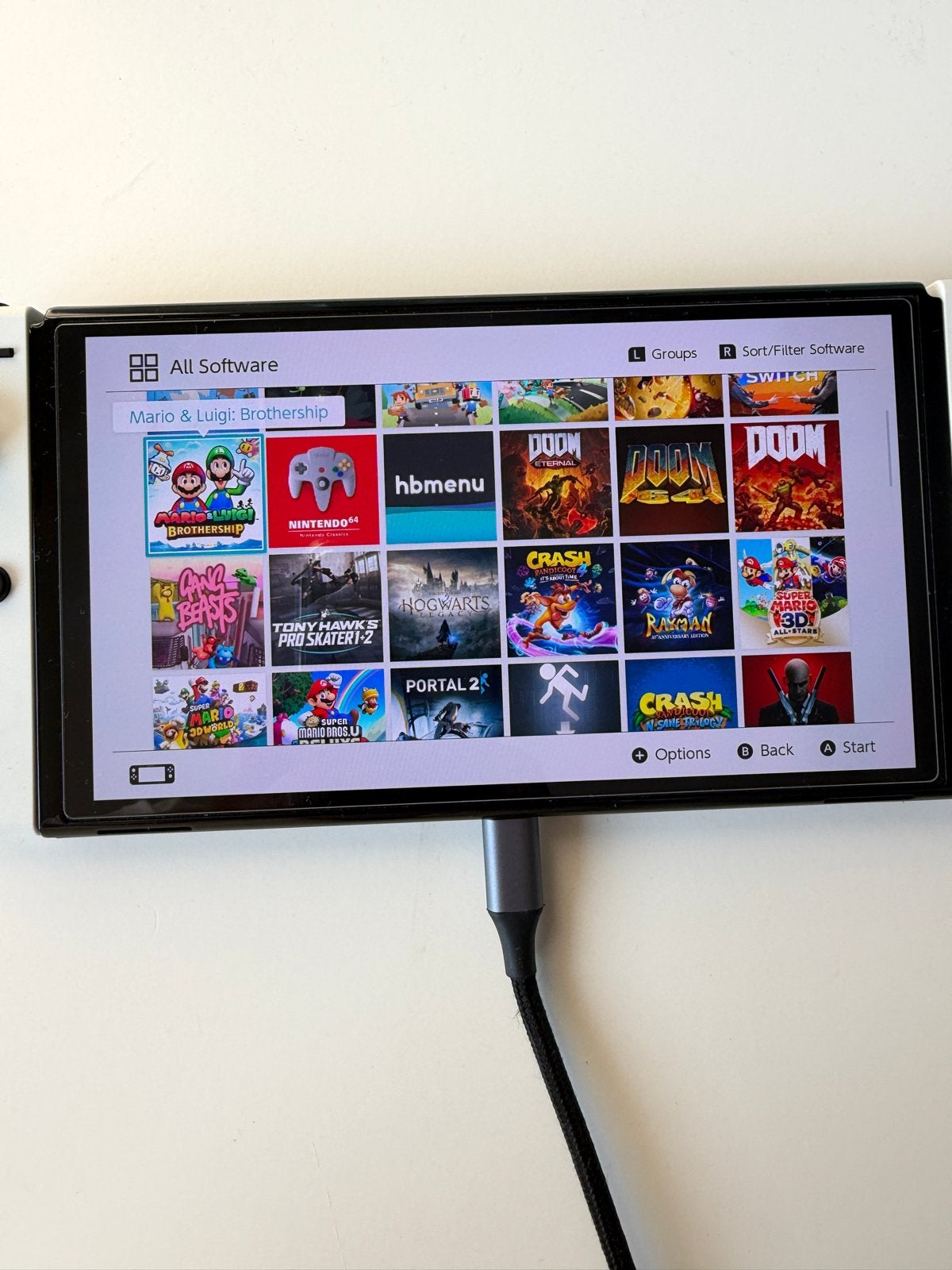Kimikaze Switch OLED met 1TB SD en veel games + accessoires, Switch OLED, Met 2 controllers, Ophalen of Verzenden, Gebruikt