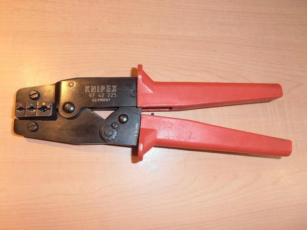 Zgan KNIPEX Fast-On AMP stekker krimptang., Ophalen of Verzenden, Zo goed als nieuw