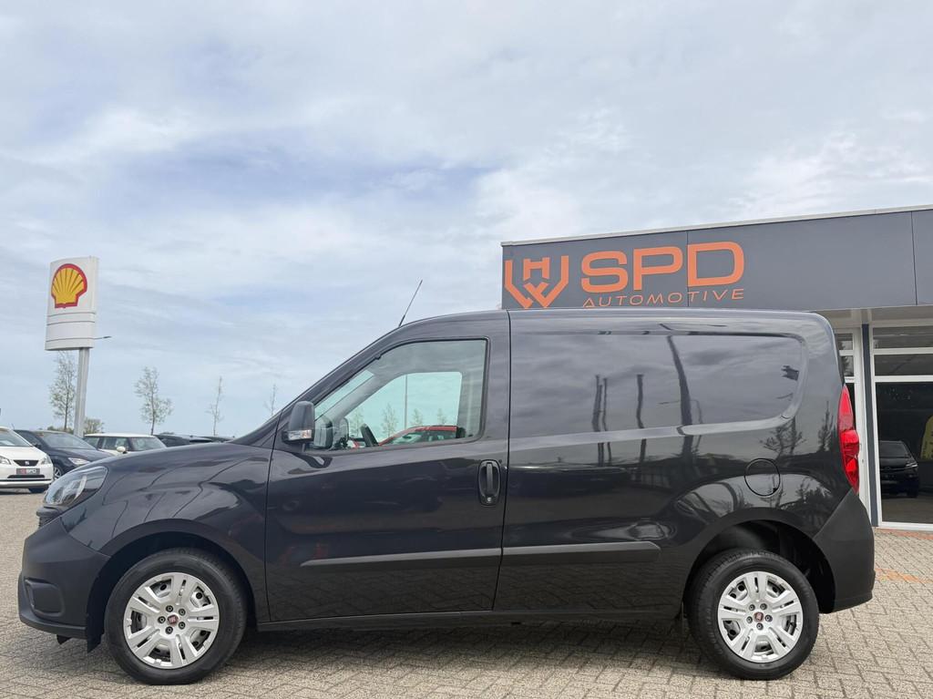 Fiat Doblò Cargo 1.6 MJ L1H1|Schuifdeur|Cruise|Airco|, Stof, 4 cilinders, Zwart, Origineel Nederlands