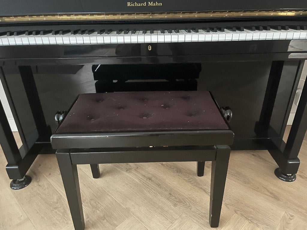 Staande piano Richard Mahn, Muziek en Instrumenten, Ophalen, Gebruikt, Zwart, Piano