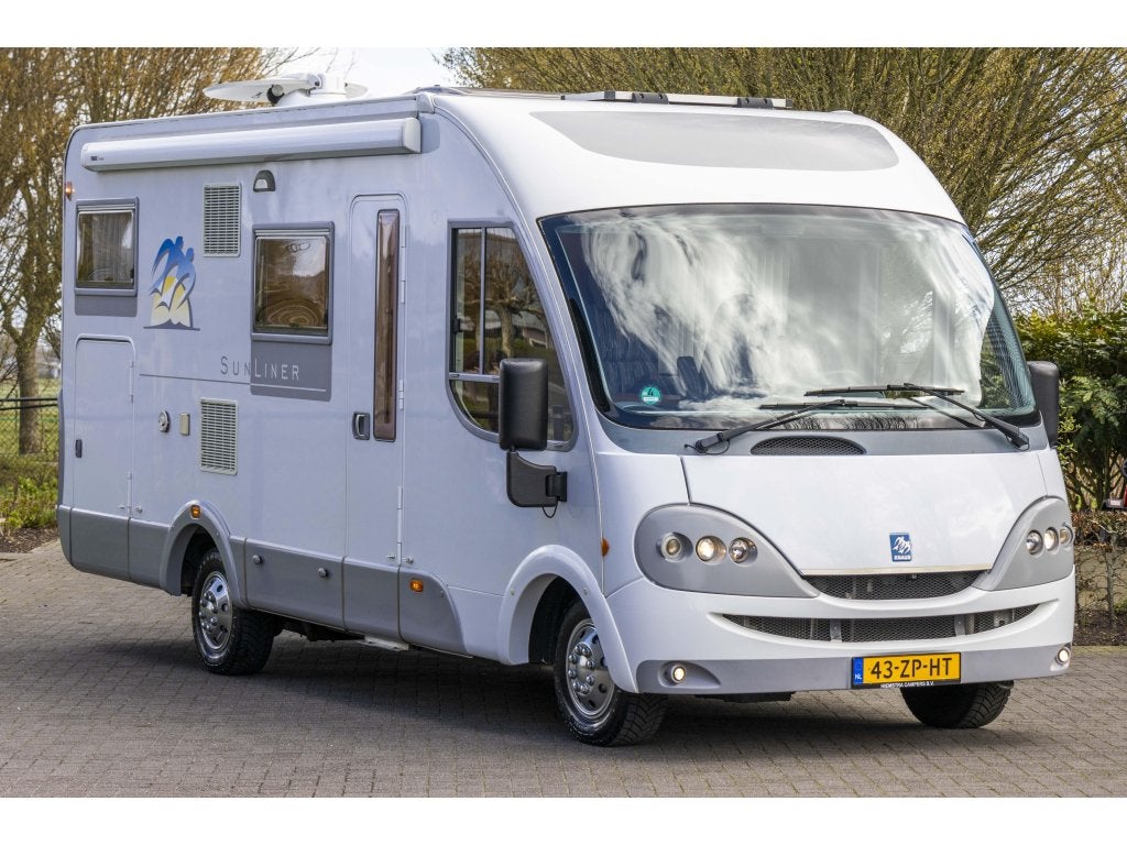 Knaus Sun Liner 655 LG 2006 TOPSTAAT Wintervast en Off Grid, Caravans en Kamperen, Campers, Integraal, Ringverwarming, Fiat, 6 tot 7 meter