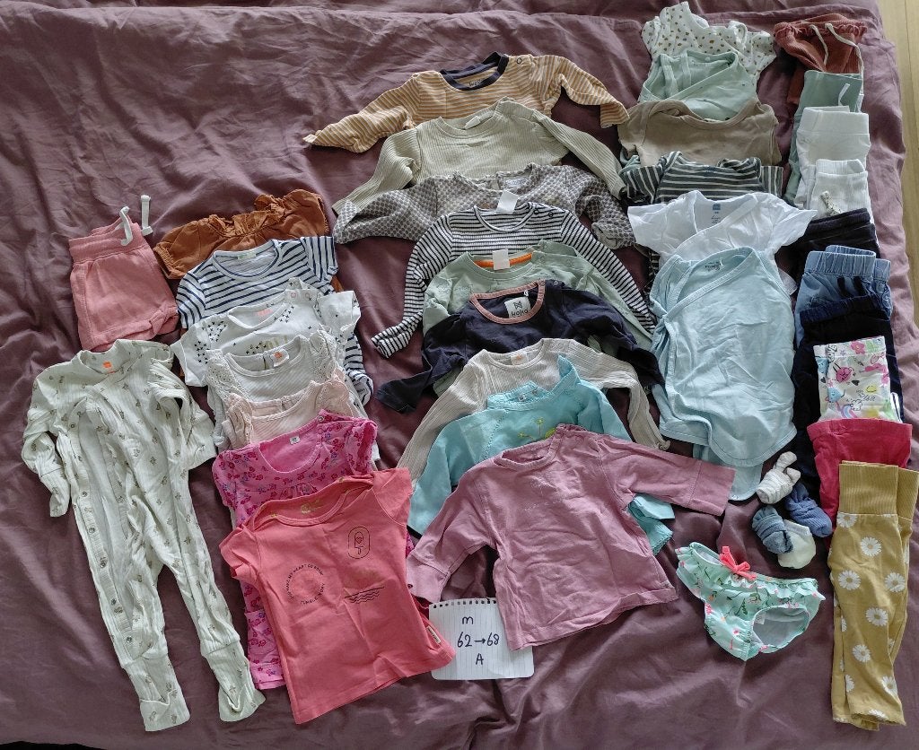 Babykleding maat 62 - 68 (set A), Ophalen, Gebruikt, Overige maten