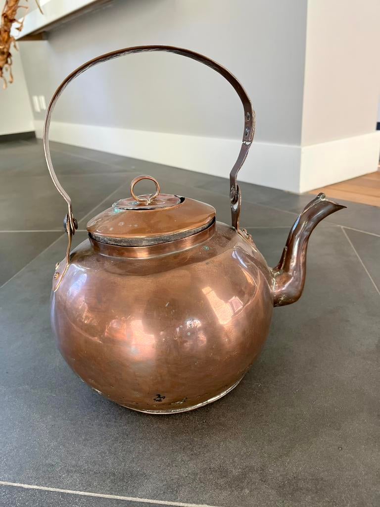 Antieke koperen pot, Antiek en Kunst, Antiek | Koper en Brons, Ophalen