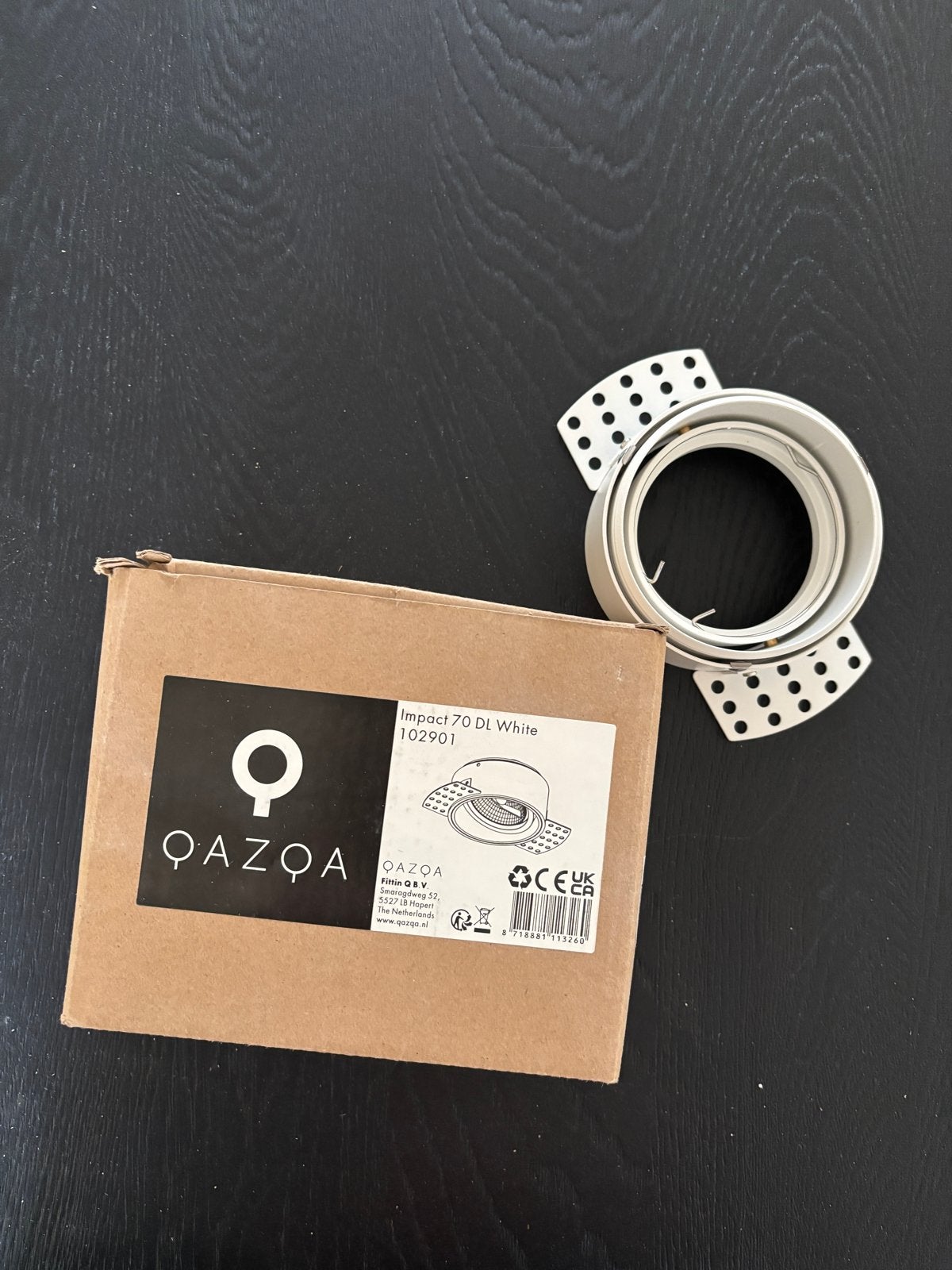 Inbouwspot wit QAZQA, Huis en Inrichting, Lampen | Spots, Ophalen, Nieuw, Qazqa, Inbouwspot